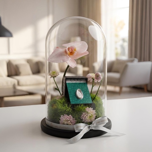 Silver 2.5 gram Flower Vase