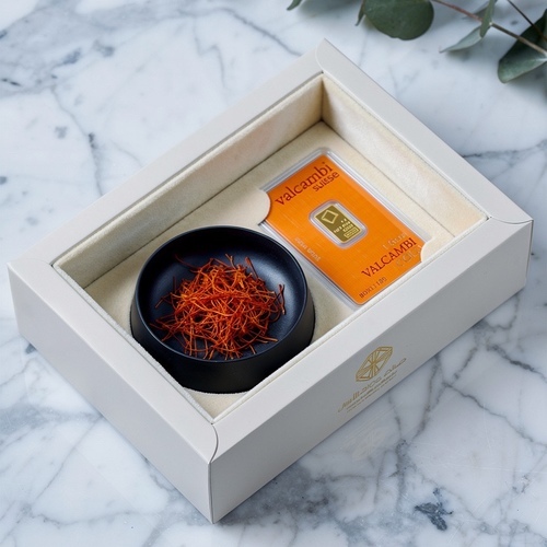 Valcambi 2.5 Grams with saffron
