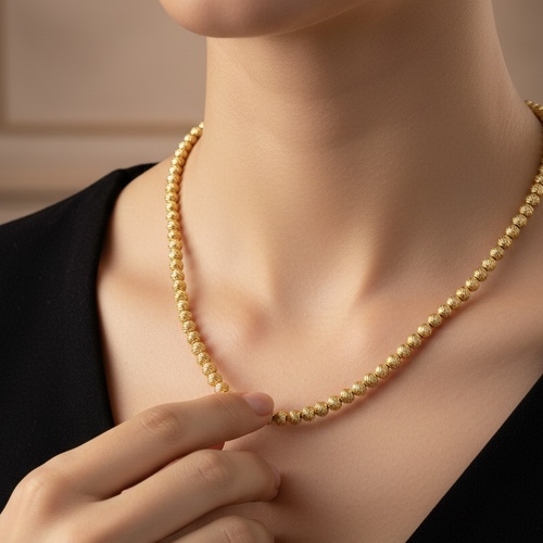 silver necklace