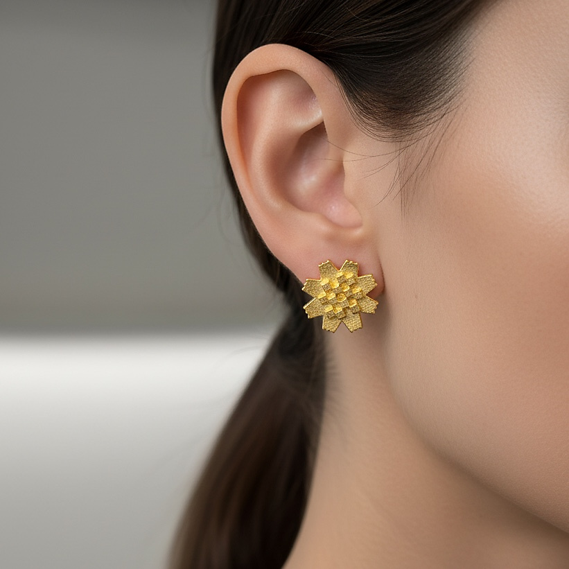 silver earring
