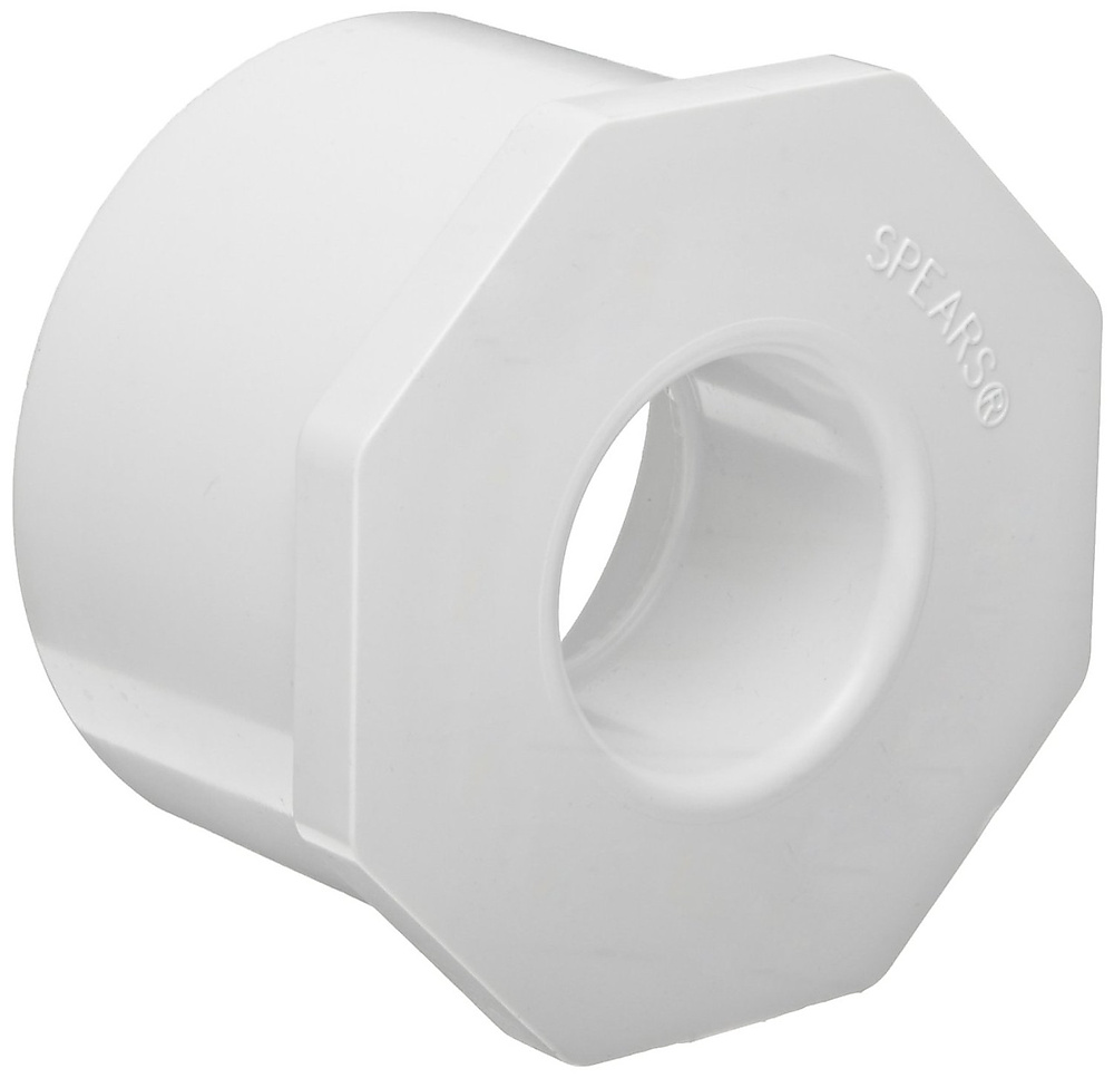 محول   ½ × 2"   عادي أبيض