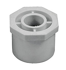 محول من ¾ × 2 "  عادي أبيض