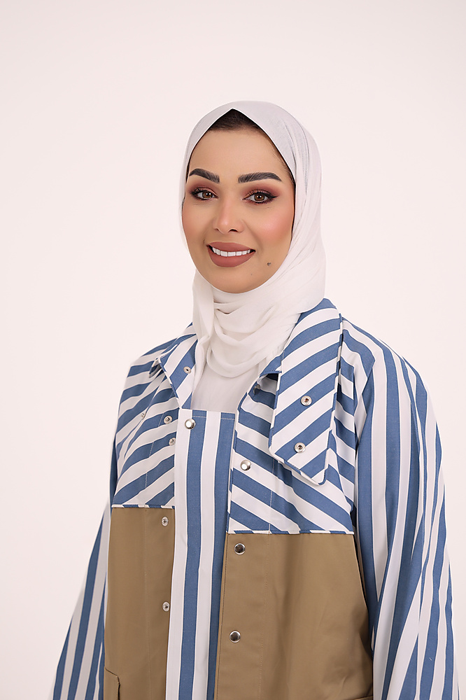 جاكيت بيج / ازرق قصير