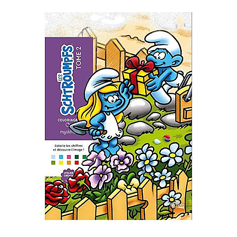 Coloriages Mystères - Les Schtroumpfs tome 2