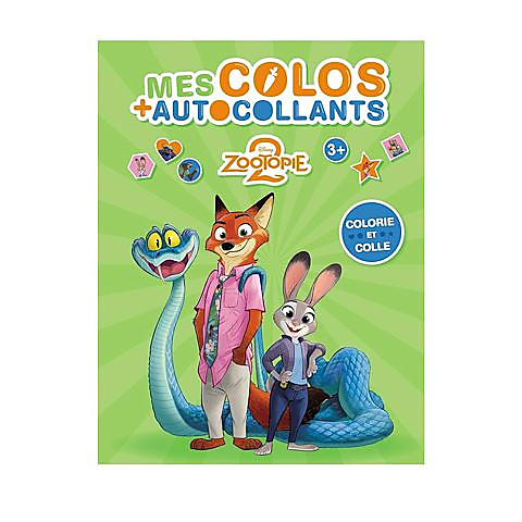 MES COLOS + AUTOCOLLANTS ZOOTOPIE 2