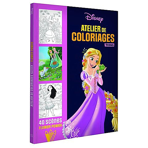 TEENS coloriage FLOWER POWER