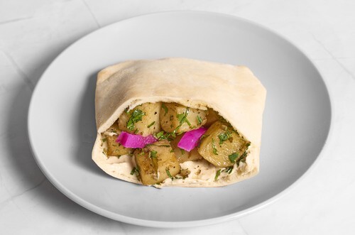 spicy potato super sandwich