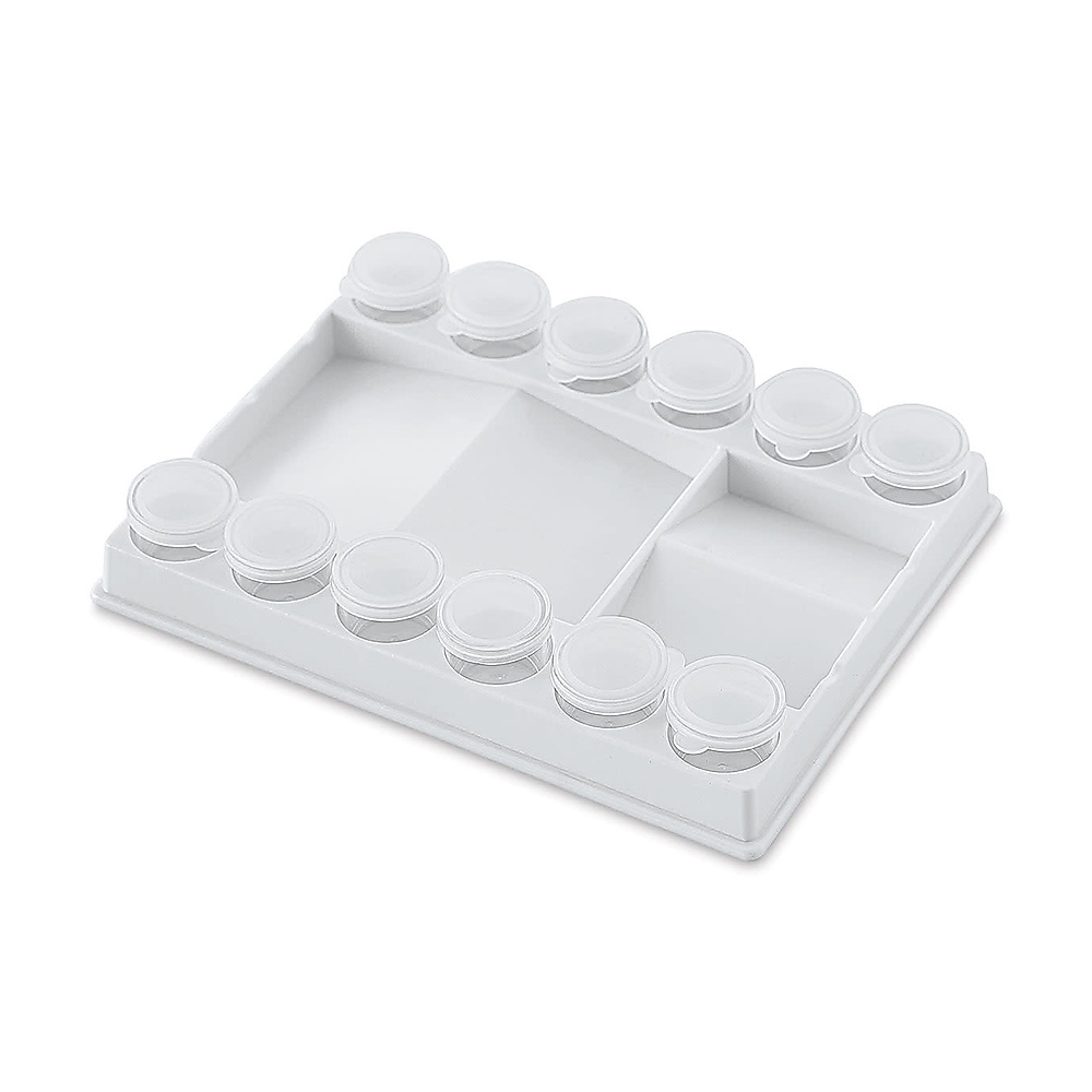 Plastic palette 20×15.5 cm, 12 Cups