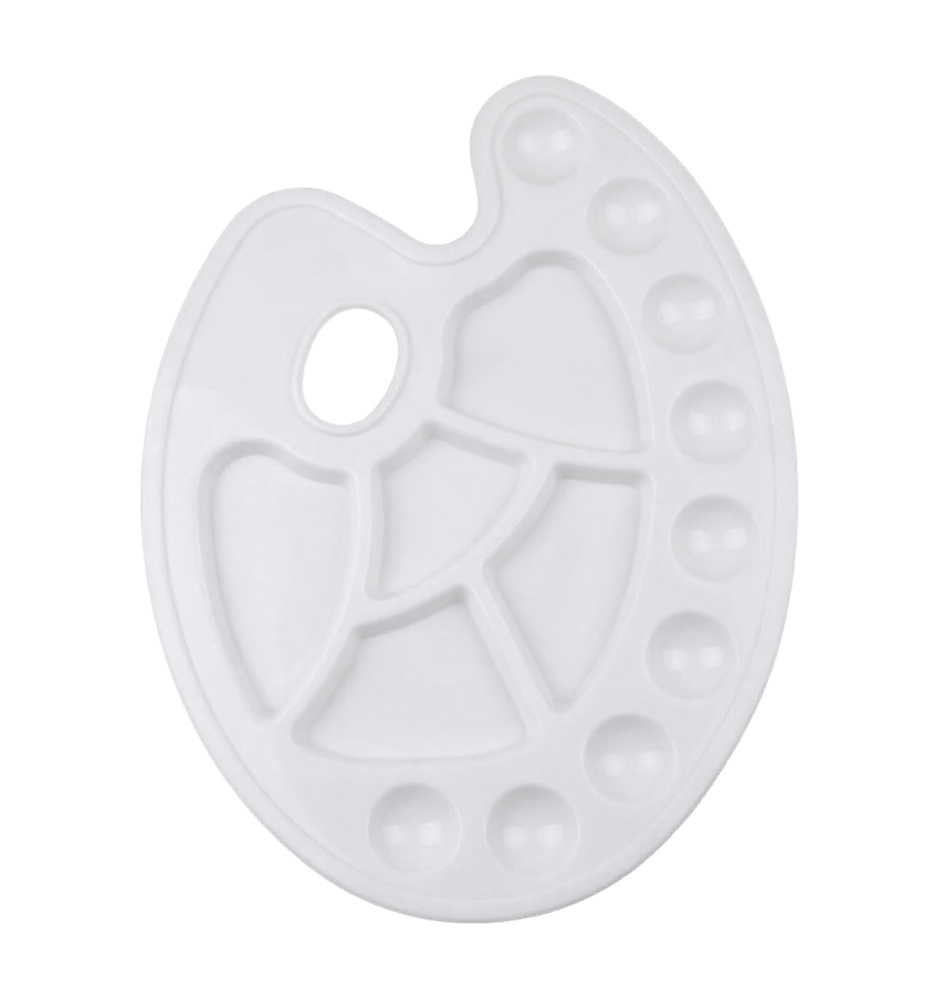 Plastic palette 28×21 cm, 14 Wells