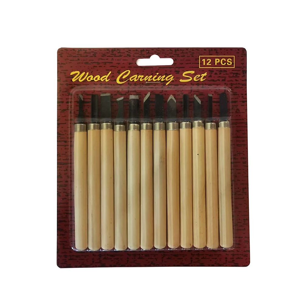 Wood Carving Set - 12 Pieces