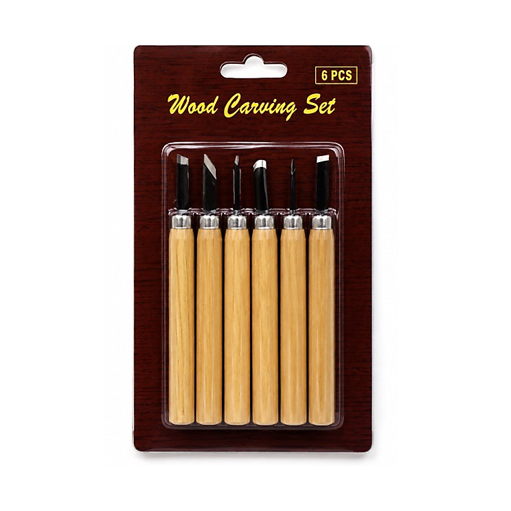 Wood Carving Set - 6 Pieces