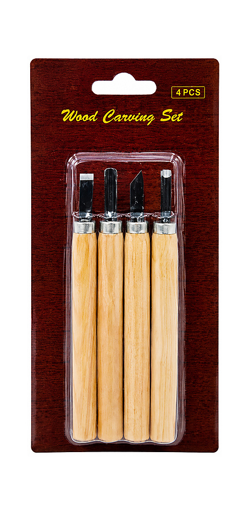 Wood Carving Set - 4 Pieces