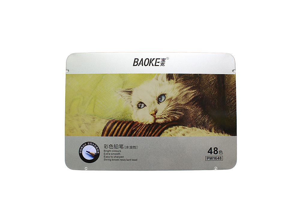 Baoke 48 Soft Colored Pencils Non-Toxic Lead-Free.