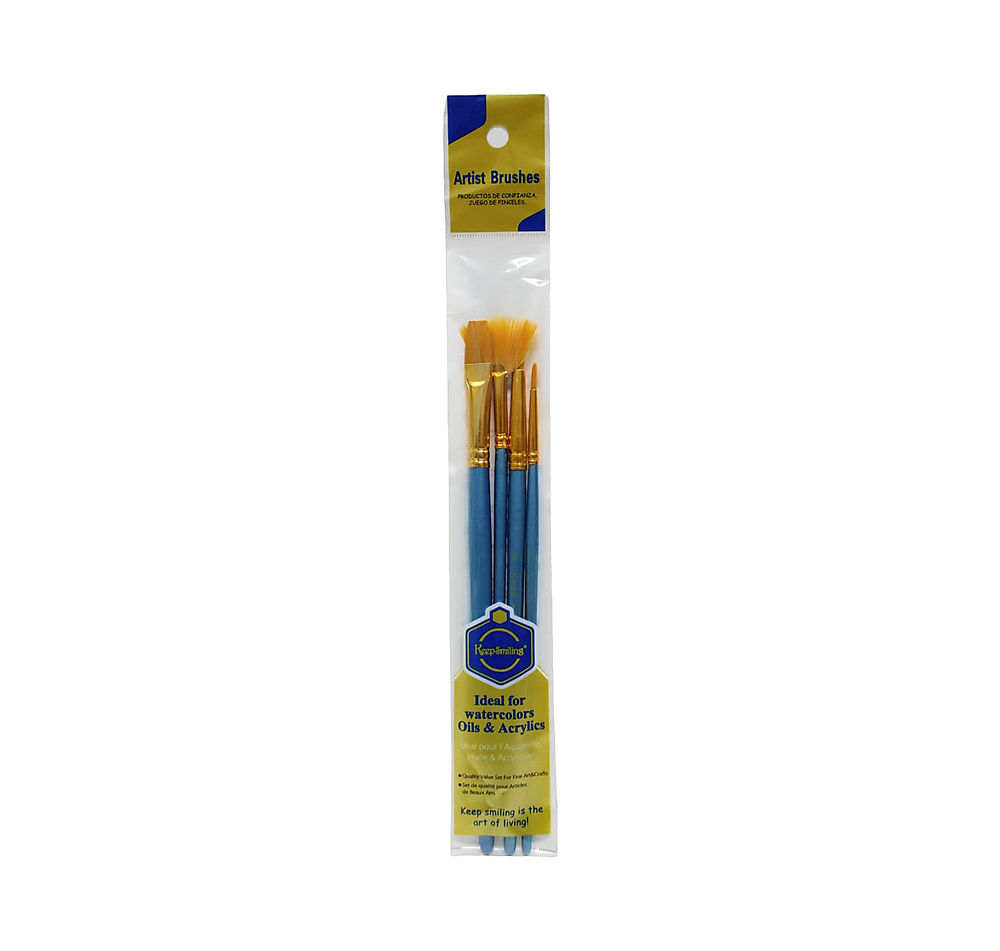 Keepsmiling mix brush set -4pcs