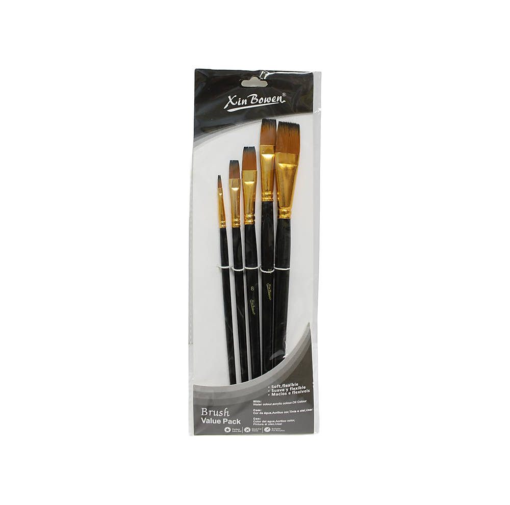 Xin Bowen Artist Brush Value Pack-5pcs