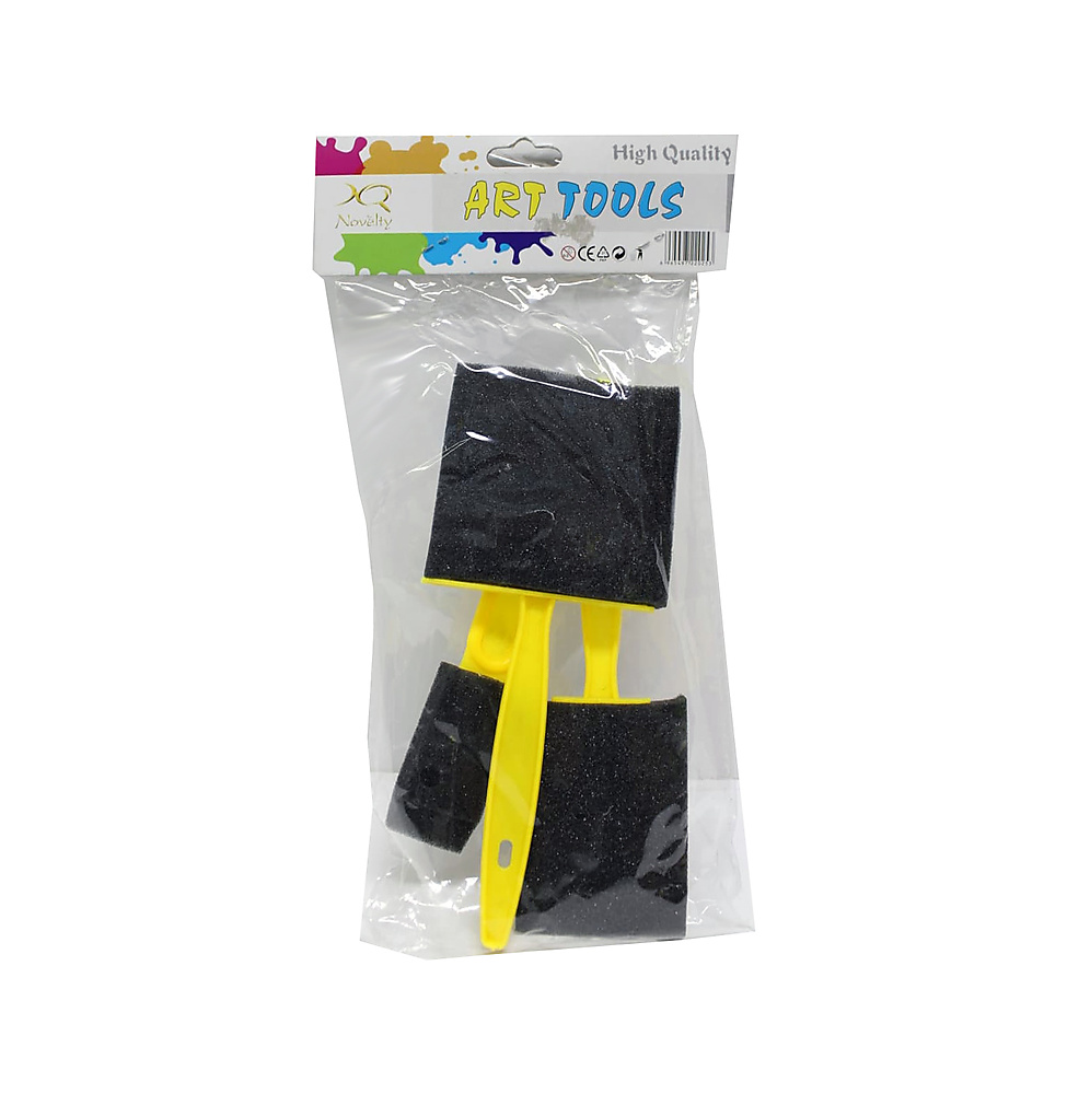 Novelty Sponge Brush Set of 3 Pcs
