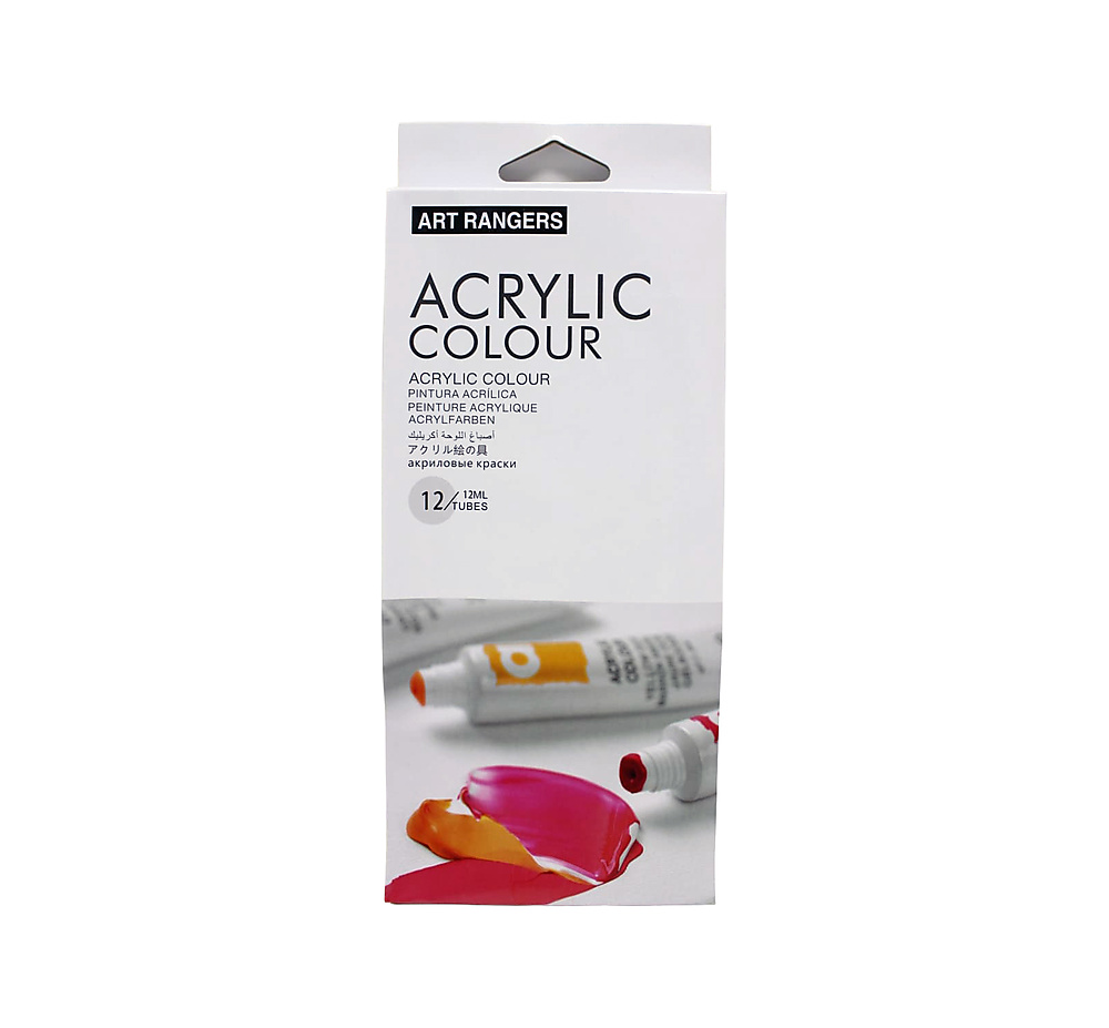 Art Rangers  Acrylic Colour set 12ml of 12 Tubes
