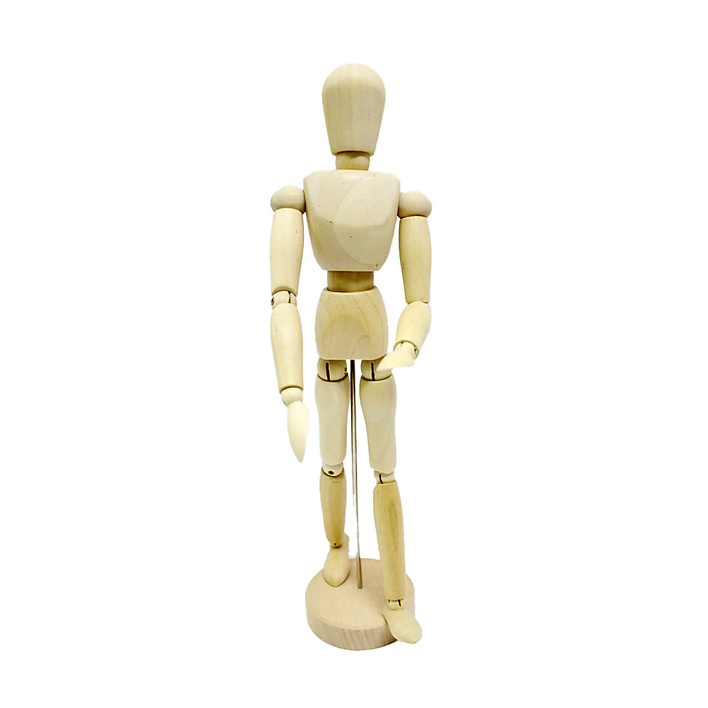 Wooden Model Mannequin with Drawing Stand Flexible Joints Figure Artist Model for art sketch models,