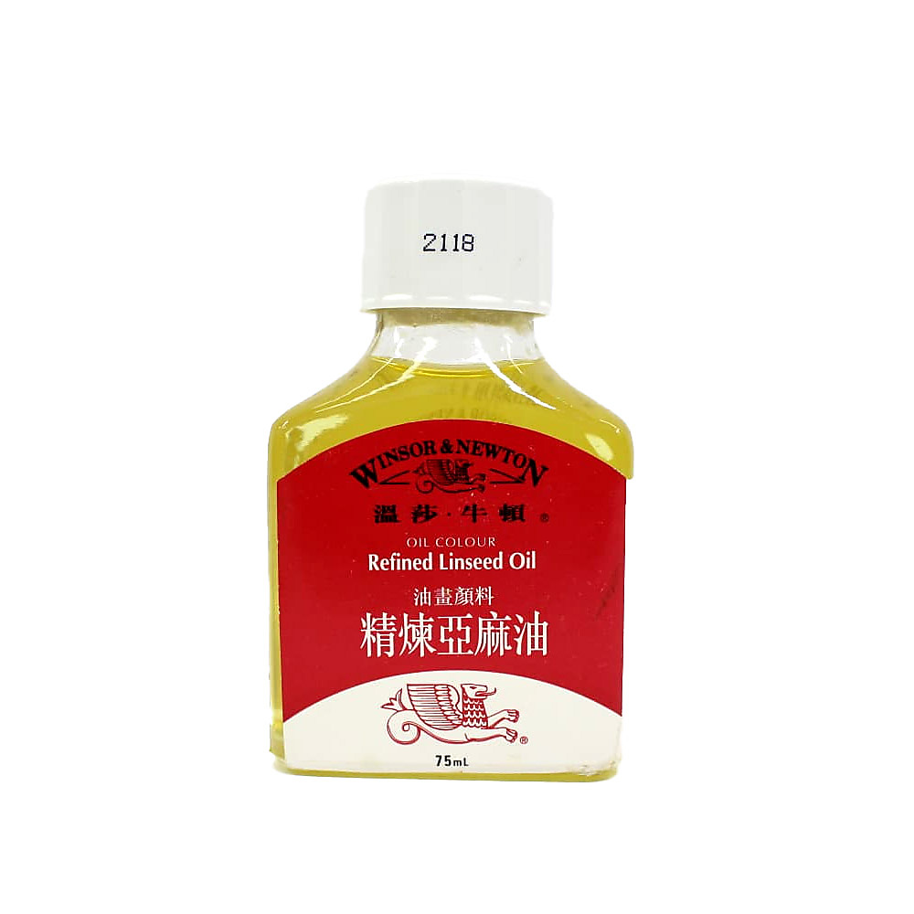 Winsor & Newton Refined Linseed Oil – 75mL