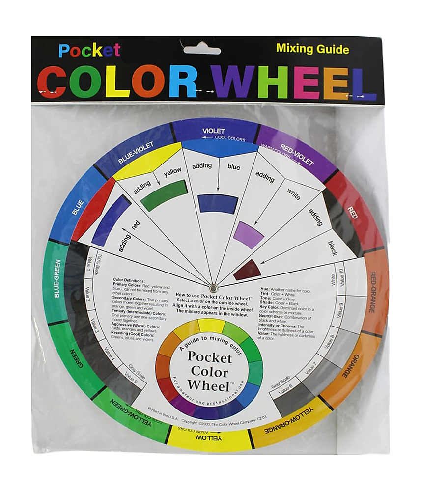 Pocket Mixing Guide Color Wheel 24 cm