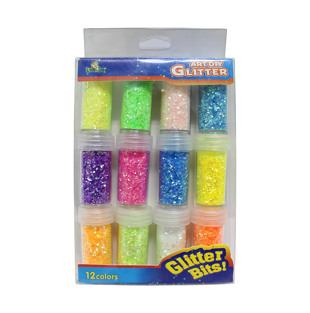 Glitter Powder Tubes (Pack of 12)