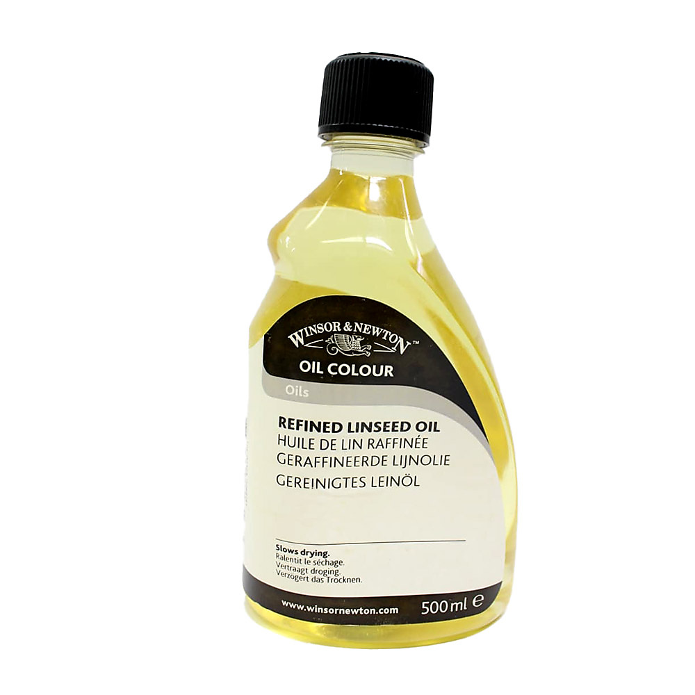 Winsor & Newton Refined Linseed Oil – 500mL