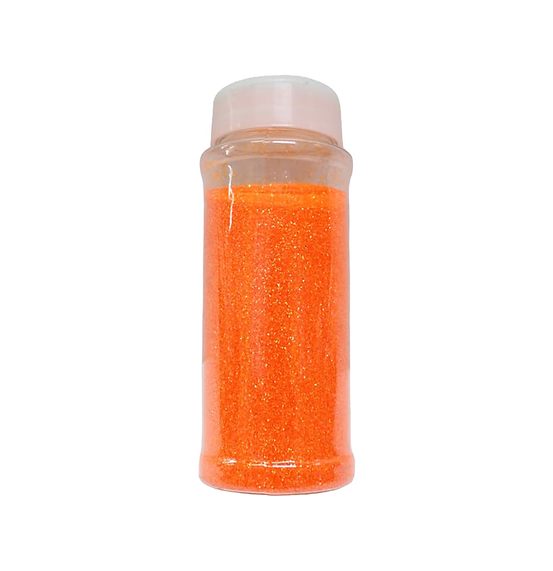 Glitter Powder for Craft and Decoration (Fluorescent Orange)