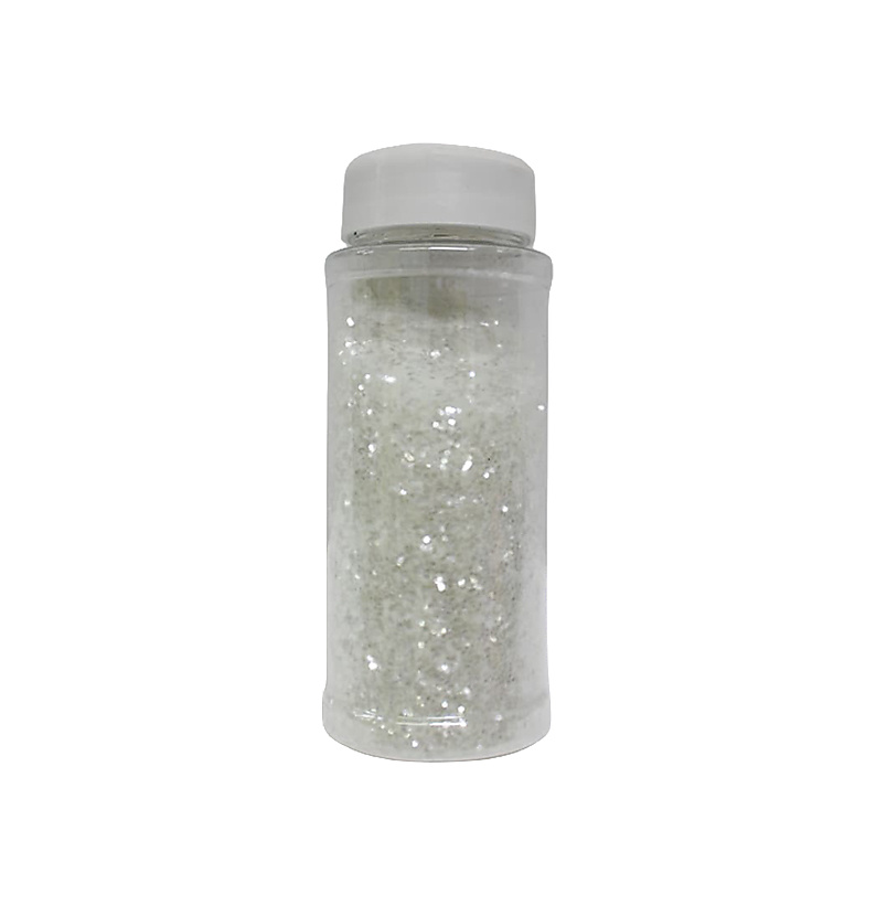 Glitter Powder for Craft and Decoration (White)