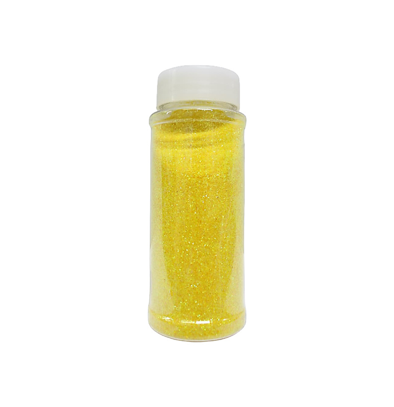 Glitter Powder for Craft and Decoration (lemon yellow glitter)