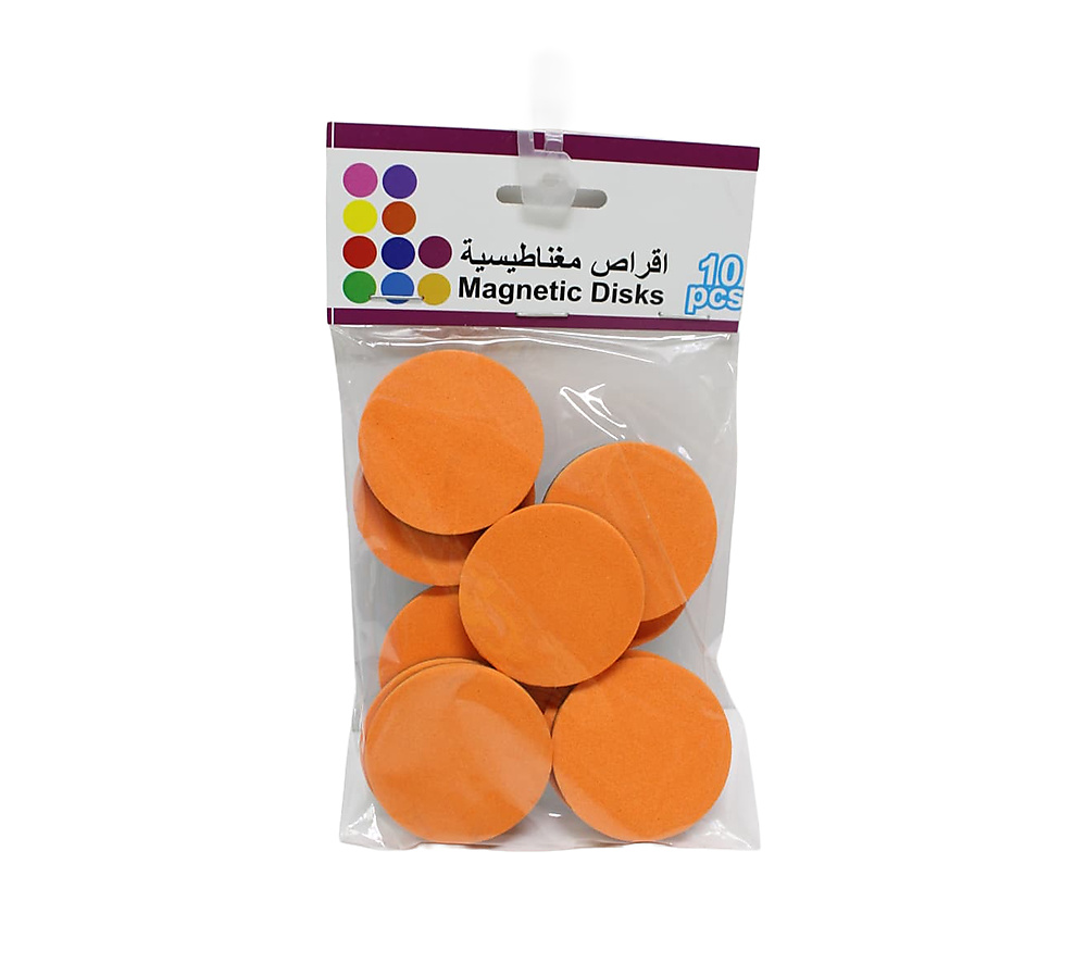 Magnetic disks 10 pcs-Orange
