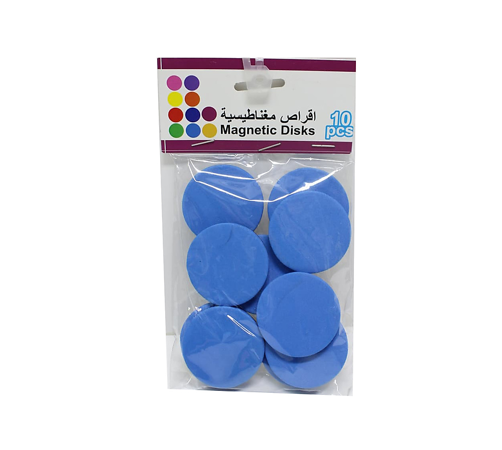 Magnetic disks 10 pcs-Blue