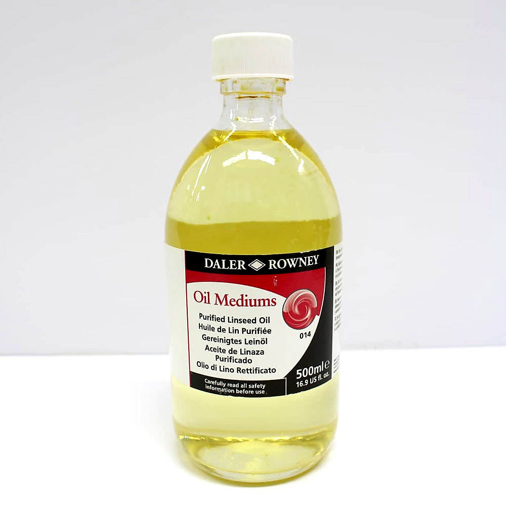 Daler-Rowney Purified Linseed Oil (500ml / 16.9 US fl. oz.
