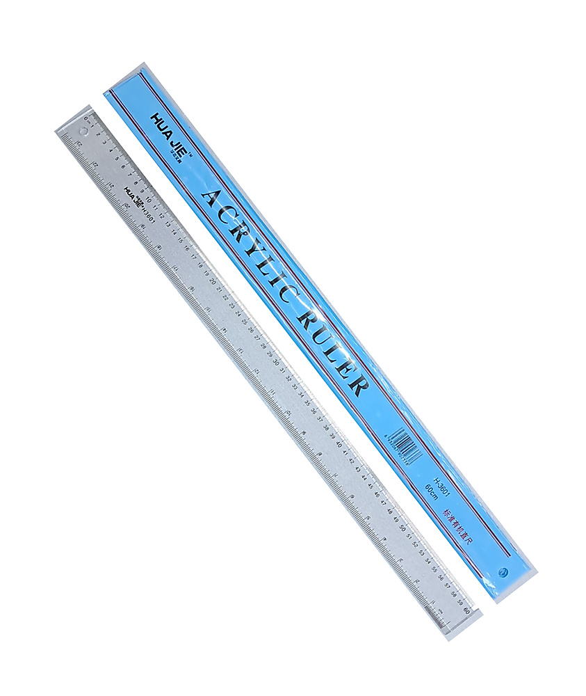 HUA JIE ACRYLIC RULER 60cm