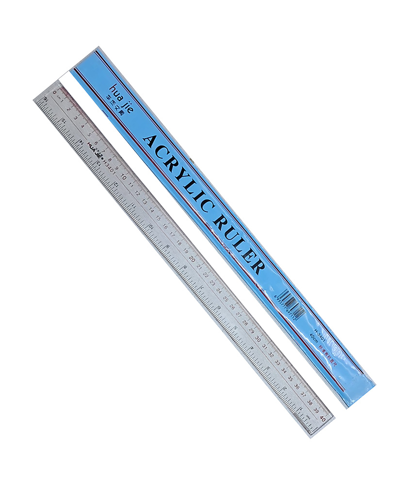 HUA JIE ACRYLIC RULER 40cm