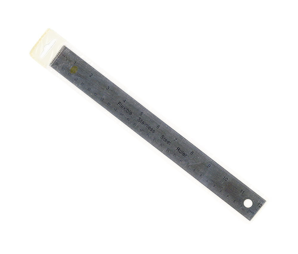Flexible Stainless Steel Ruler 30 cm