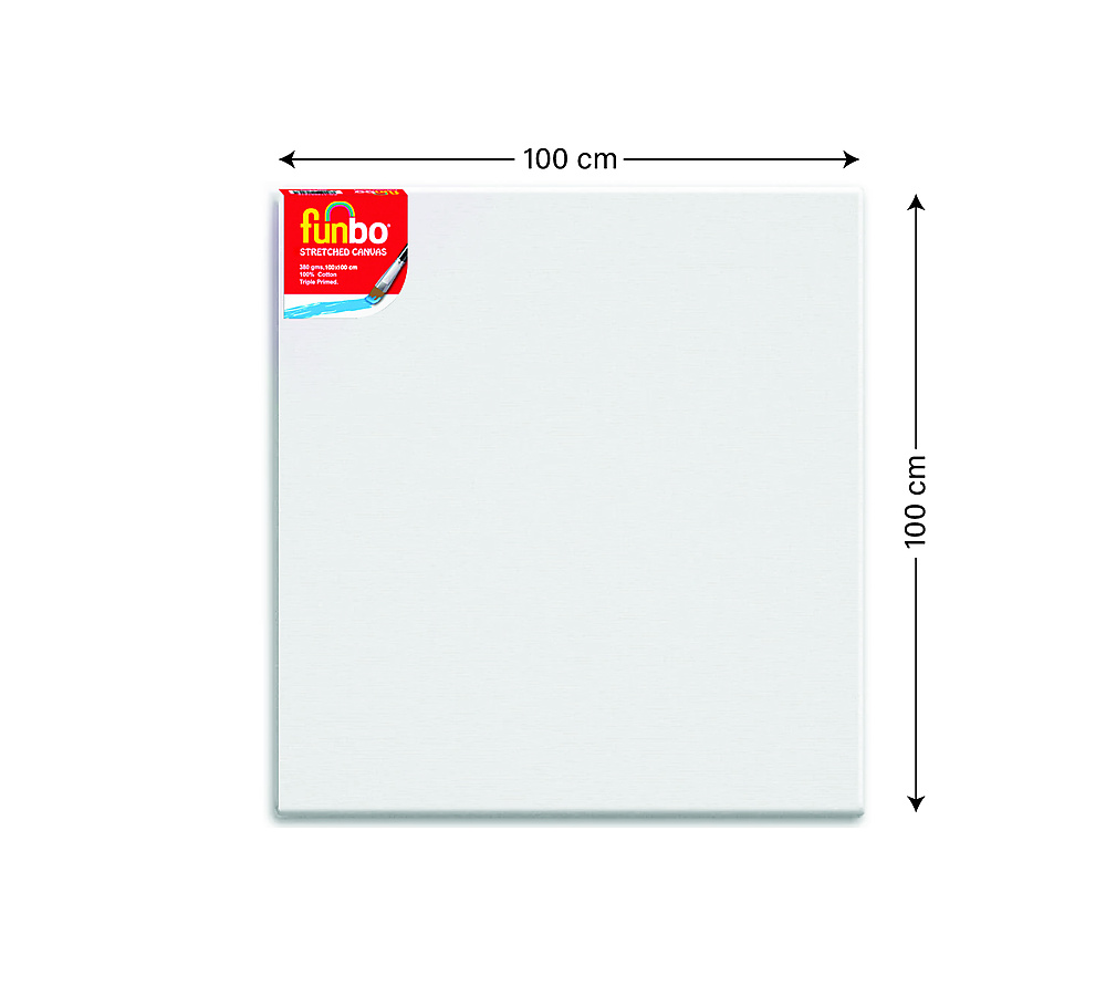 Funbo Stretched Canvas 100x100 cm
