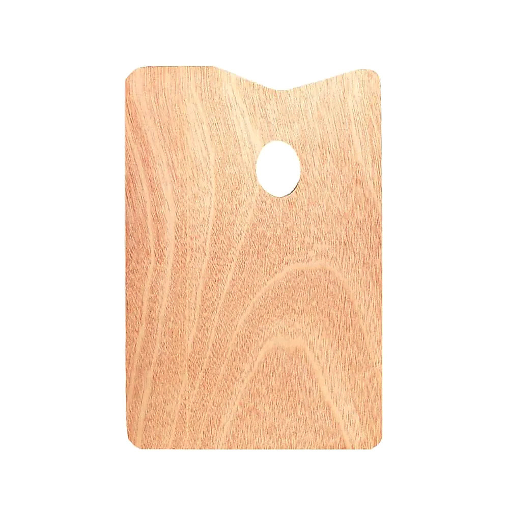 Classic Rectangular Wooden Artist Paint Palette