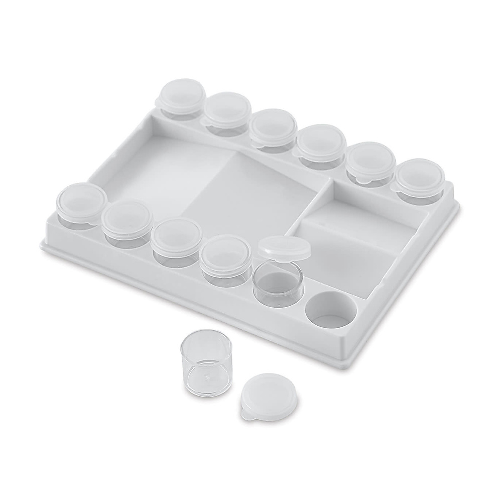Plastic palette 20×15.5 cm, 12 Cups