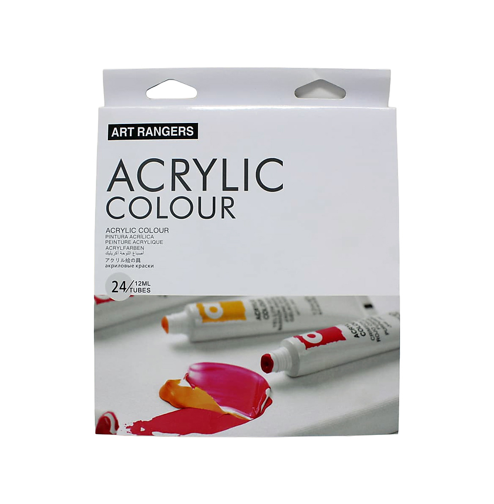 Art Rangers  Acrylic Colour set 12ml of 24 Tubes