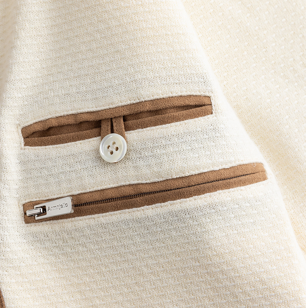 White pearl gilet