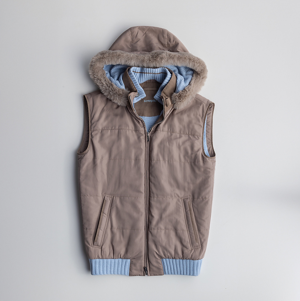 Sky blue gilet