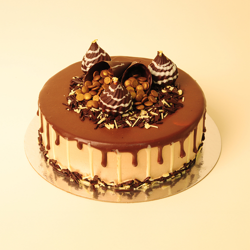 Chocolate & Vanilla Ice Cream Cake