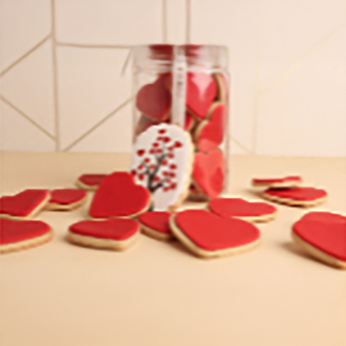 Heart Cookies Jar