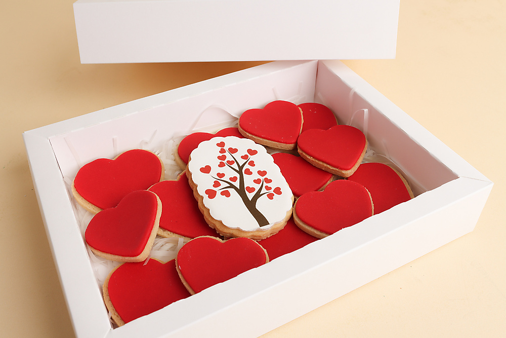 Heart Cookies Box