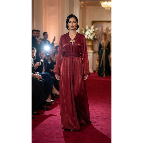 Caftan Organza Burgundy
