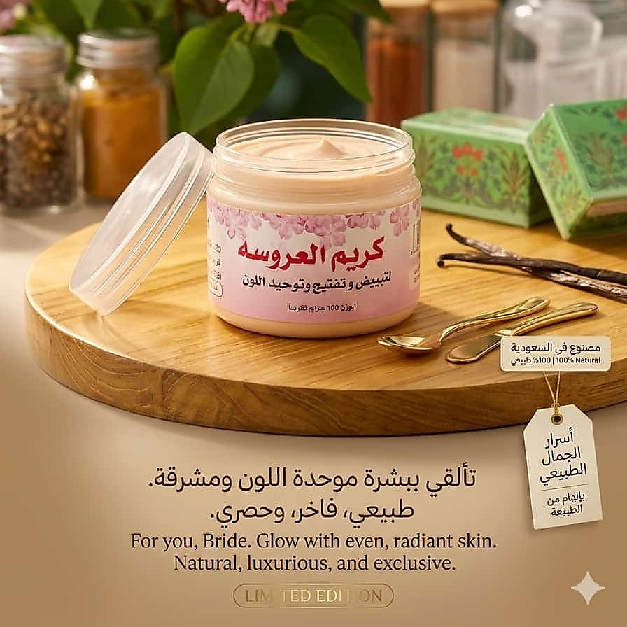 Whitening, brightening, skin tone unification     Bride's cream