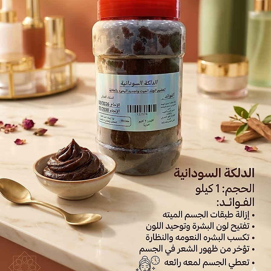 Sudanese Dalkah (Black Body Scrub