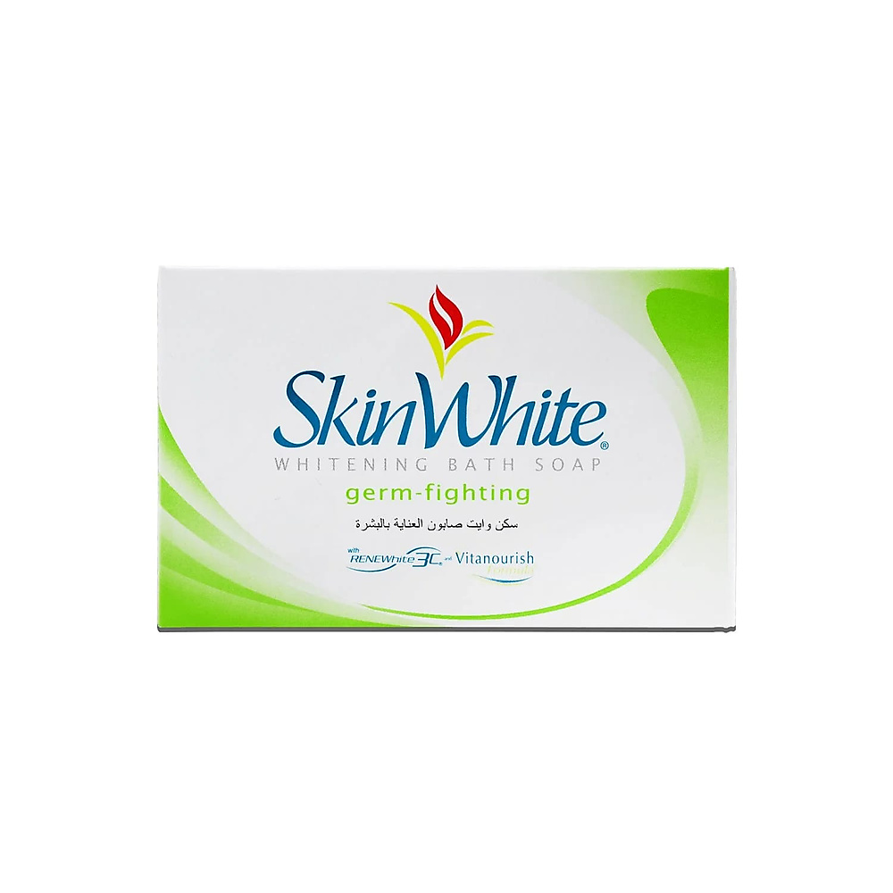 Skin White Bath Soap for Skin Whitening and Antibacterial Treatment, 135g