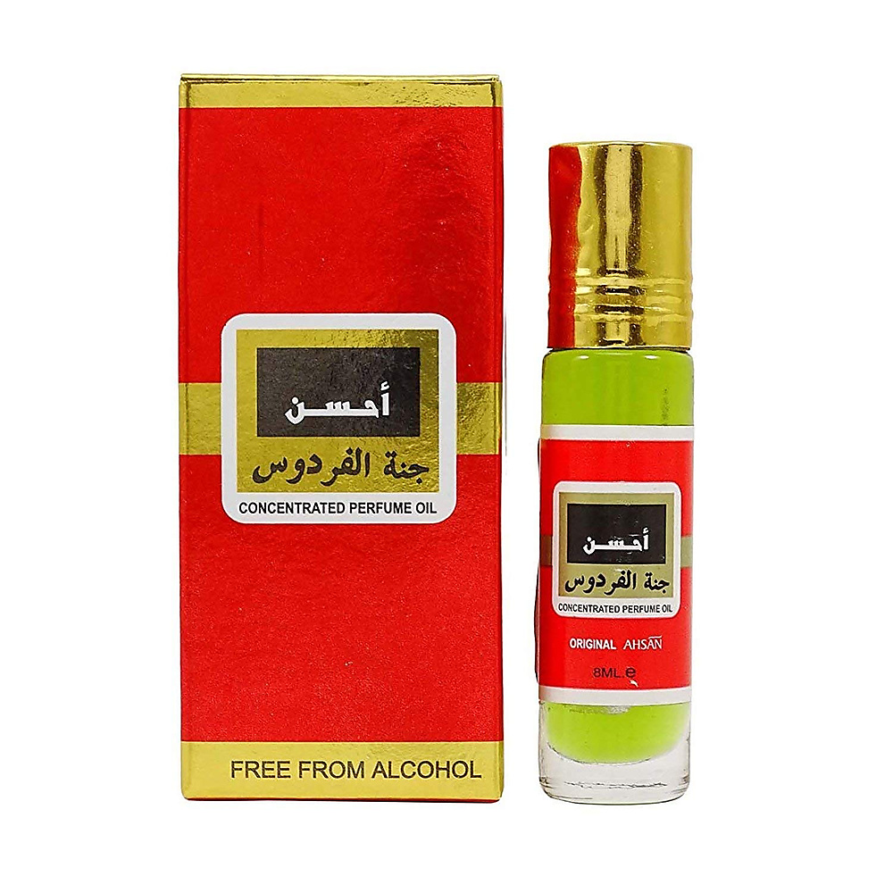 Janat Ul Firdaus Fresh Natural Fragrance Roll On Perfume Oil - 8 ml (Pack of 1)
