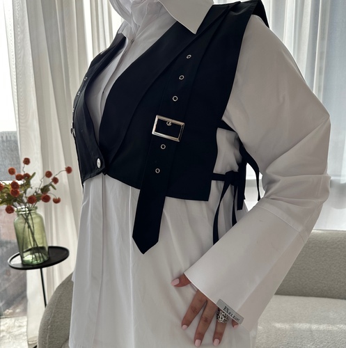 قميص + كروب توب